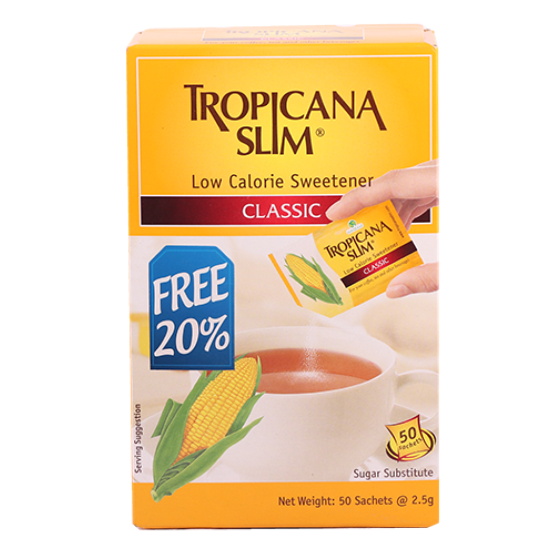 TROPICANA SLIM SWEETENER CLASSIC 50s